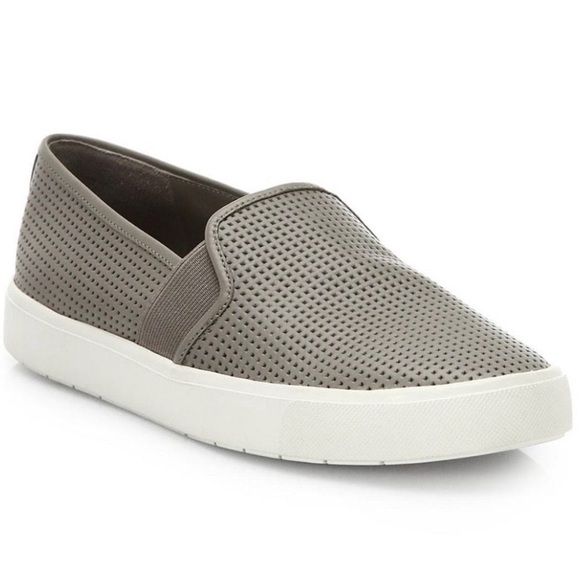 Vince Shoes - Vince leather Blaire perforated slip on sneakers size 7